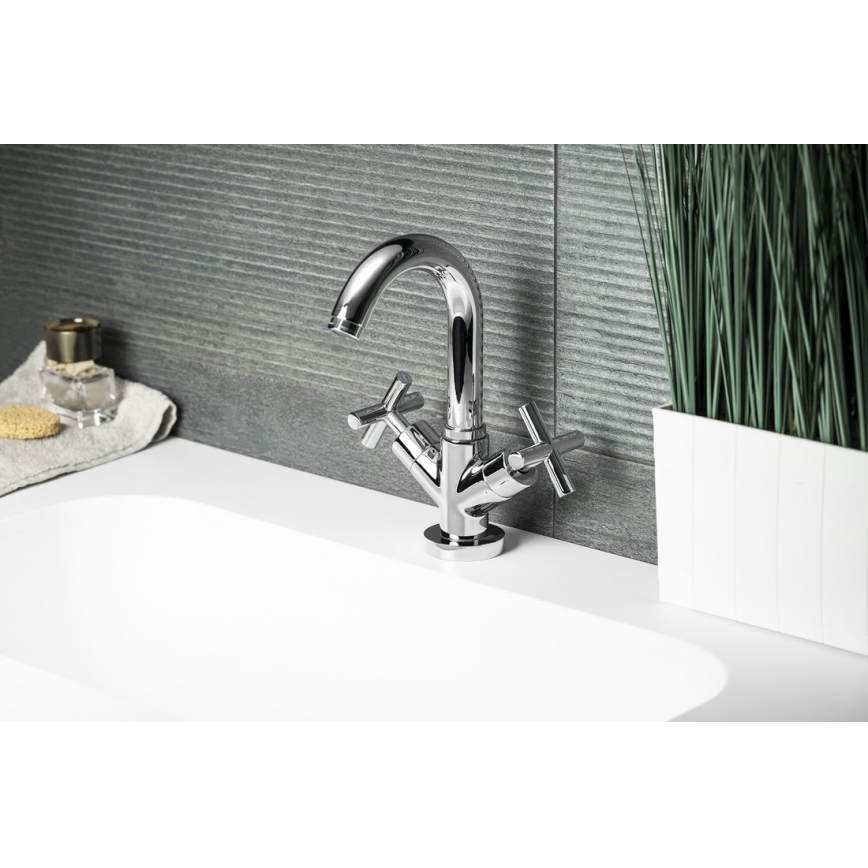 Sapho - Miscelatore per lavabo AXIA RETRO cromo lucido