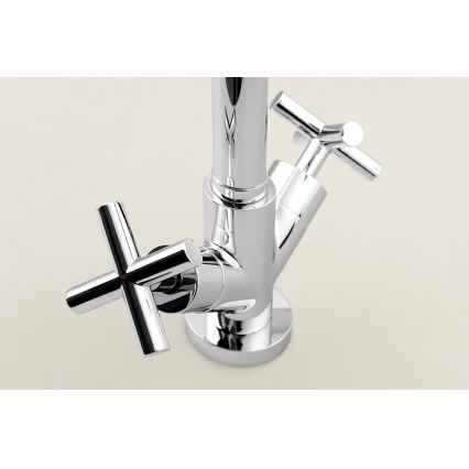 Sapho - Miscelatore per lavabo AXIA RETRO cromo lucido