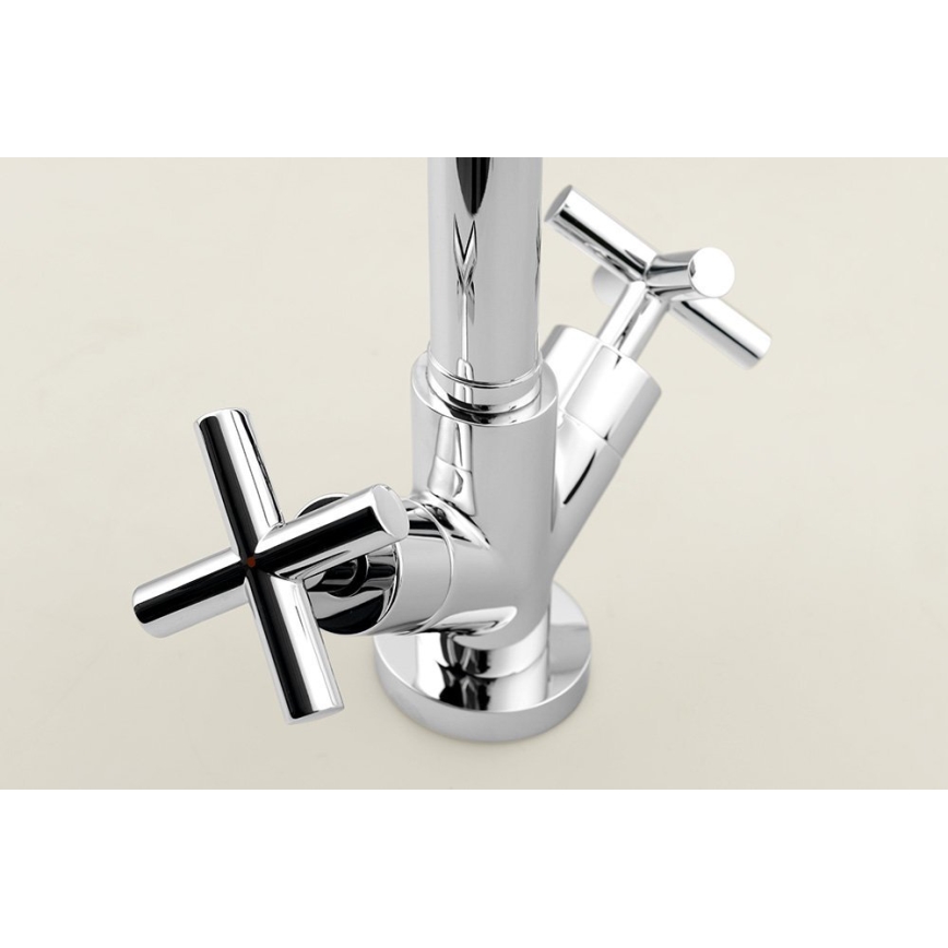 Sapho - Miscelatore per lavabo AXIA RETRO cromo lucido