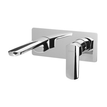 Sapho - Miscelatore per lavabo da incasso MIXONA 9x19,6 cm, finitura cromo lucido