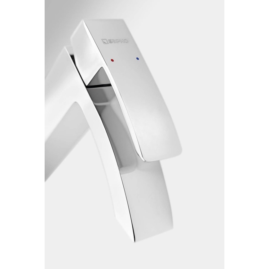 Sapho - Miscelatore per lavabo GINKO 15,6 cm cromo lucido