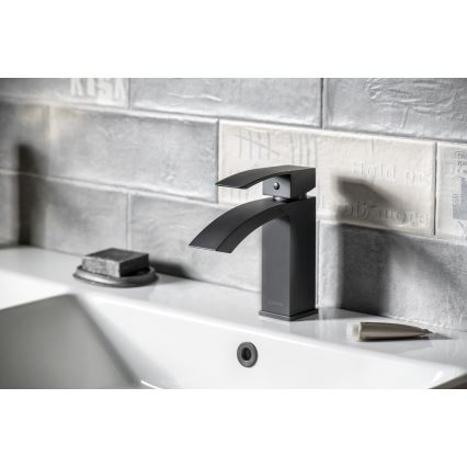 Sapho - Miscelatore per lavabo GINKO 15,6 cm nero opaco