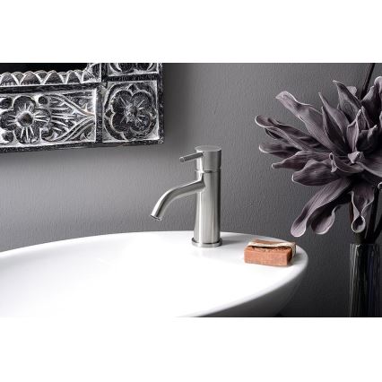 Sapho - Miscelatore per lavabo MINIMAL 15,8 cm in acciaio inox