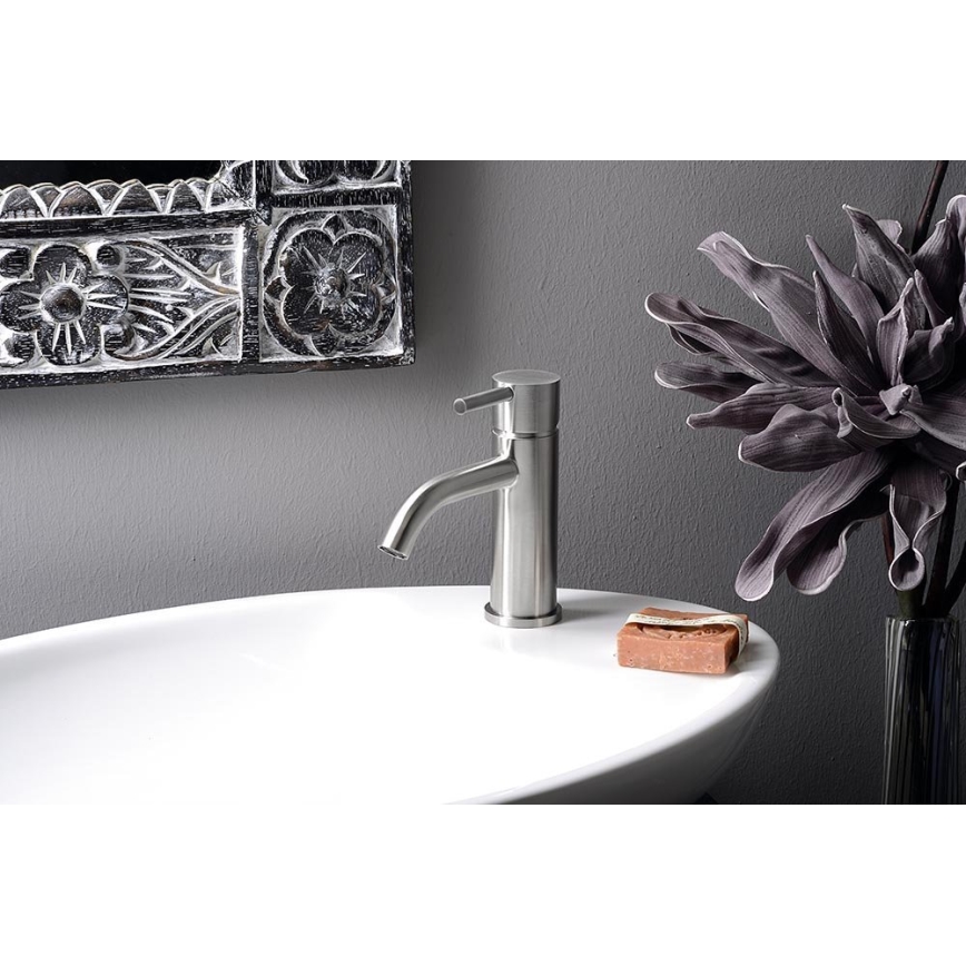 Sapho - Miscelatore per lavabo MINIMAL 15,8 cm in acciaio inox