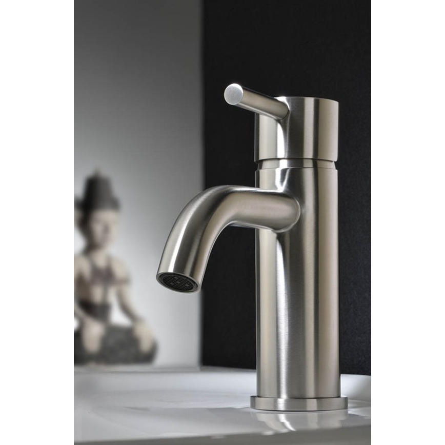 Sapho - Miscelatore per lavabo MINIMAL 15,8 cm in acciaio inox