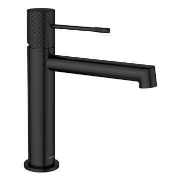 Sapho - Miscelatore per lavabo SOLARIS 20 cm nero opaco