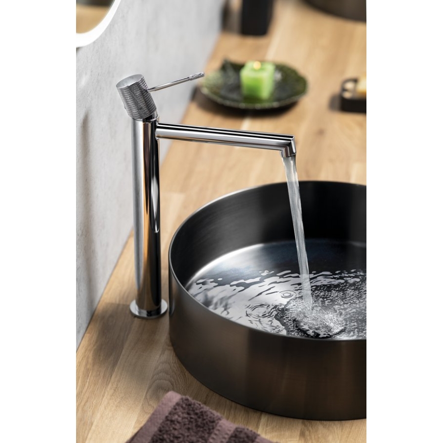 Sapho - Miscelatore per lavabo SOLARIS 32 cm, cromo lucido