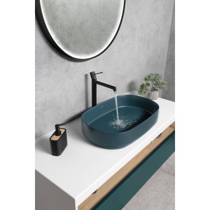 Sapho - Miscelatore per lavabo SOLARIS 32 cm nero opaco