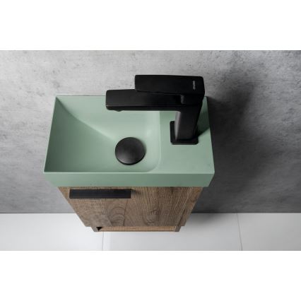 Sapho - Miscelatore per lavabo TURSI 15 cm nero opaco