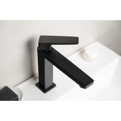 Sapho - Miscelatore per lavabo TURSI 19 cm nero opaco