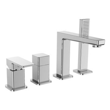 Sapho - Miscelatore per vasca a 4 fori TURSI cromo lucido