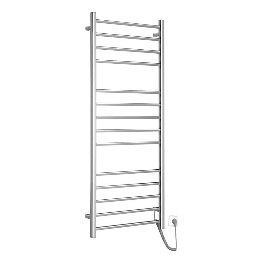 Sapho - Portasciugamani elettrico ESKINADO 130W/230V 150 cm cromo lucido destra quadrato