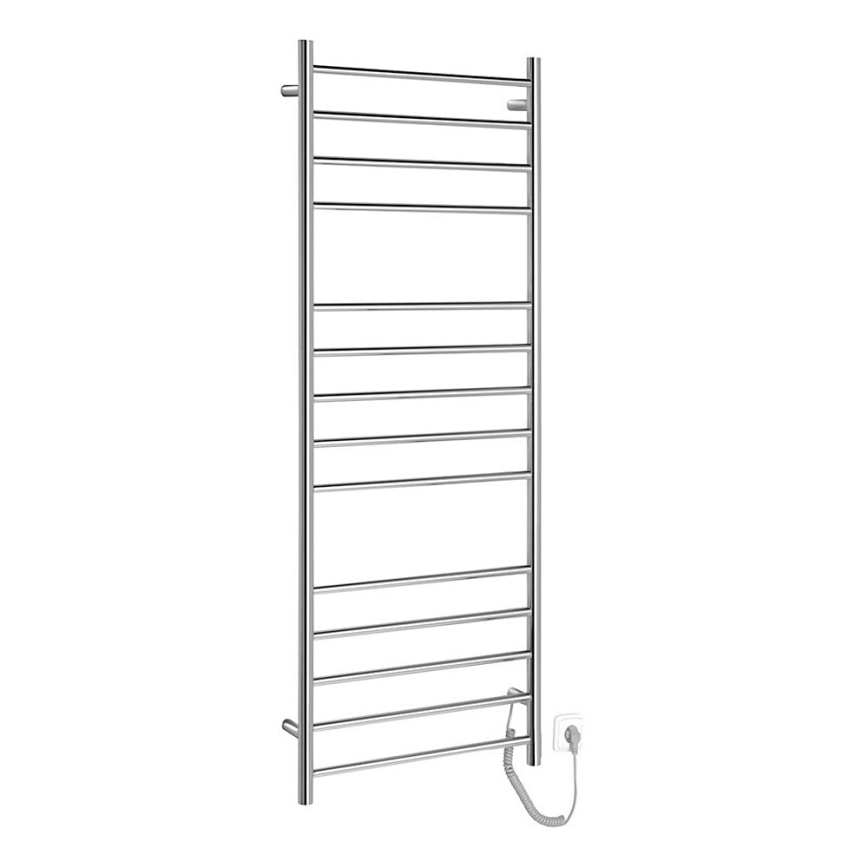 Sapho - Portasciugamani elettrico REDONDO 130W/230V 150 cm cromo lucido destra arrotondato