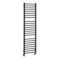 Sapho - Radiatore da bagno DINA 156x40 cm nero opaco