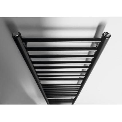 Sapho - Radiatore da bagno DINA 156x40 cm nero opaco
