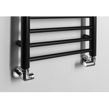 Sapho - Radiatore da bagno DINA 156x40 cm nero opaco