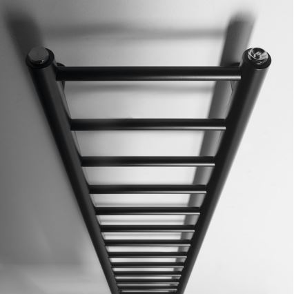 Sapho - Radiatore da bagno DINA 174x30 cm nero opaco
