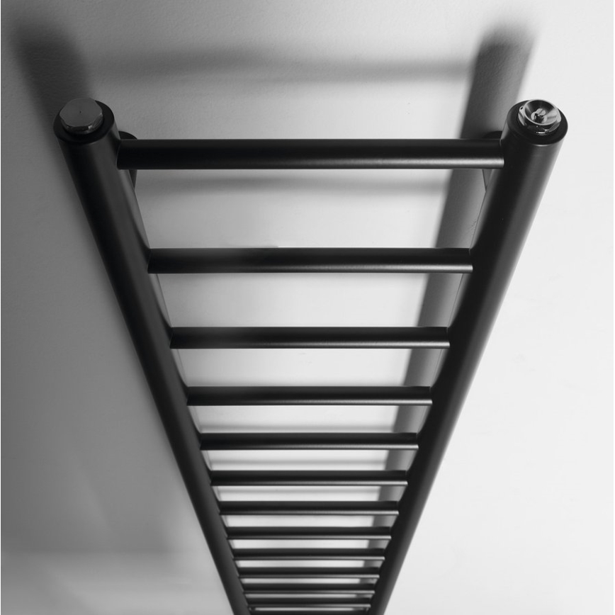 Sapho - Radiatore da bagno DINA 174x30 cm nero opaco