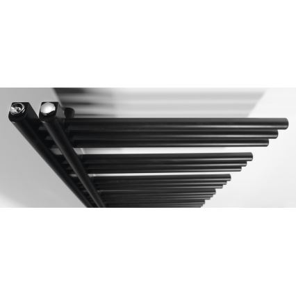 Sapho - Radiatore da bagno DORLION 400W 50x120x50 cm nero opaco