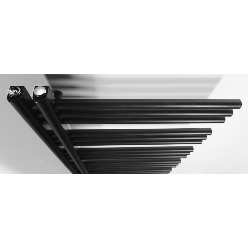 Sapho - Radiatore da bagno DORLION 400W 50x120x50 cm nero opaco