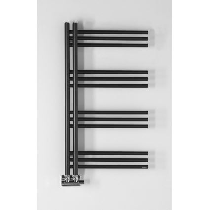 Sapho - Radiatore da bagno DORLION 90x50 cm nero opaco