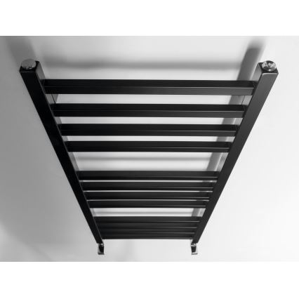 Sapho - Radiatore da bagno METRO 89x45 cm nero opaco