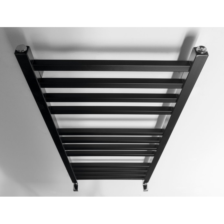 Sapho - Radiatore da bagno METRO 89x45 cm nero opaco