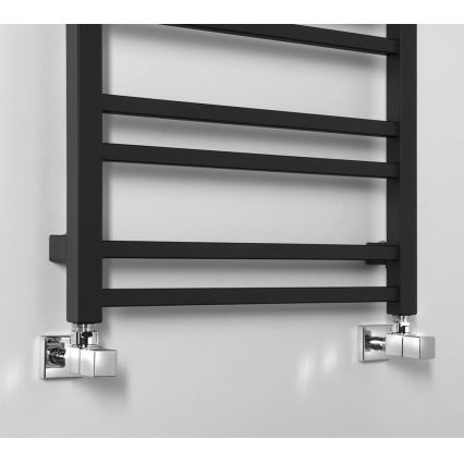 Sapho - Radiatore da bagno METRO DOS 110x50 cm nero opaco