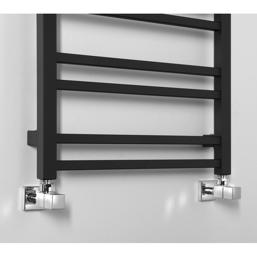 Sapho - Radiatore da bagno METRO DOS 110x50 cm nero opaco