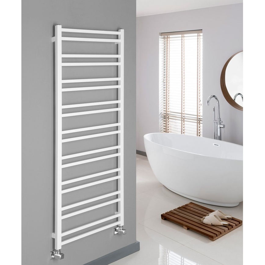 Sapho - Radiatore da bagno METRO DOS 143x55 cm bianco opaco