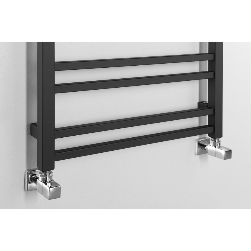 Sapho - Radiatore da bagno METRO DOS 143x55 cm nero opaco