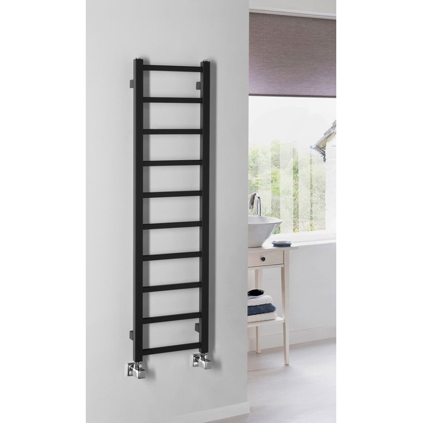 Sapho - Radiatore da bagno METRO LIGHT 114x30cm, nero opaco