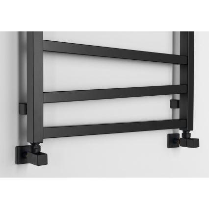 Sapho - Radiatore da bagno ZIG 110x60 cm nero