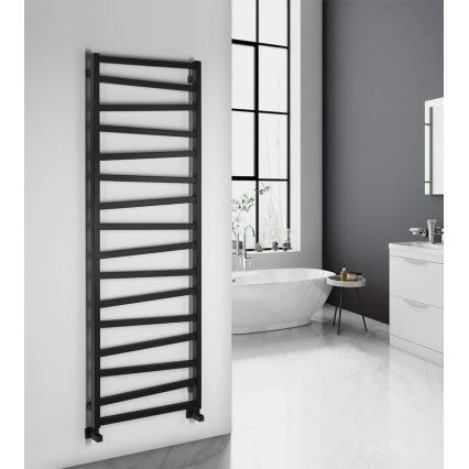 Sapho - Radiatore da bagno ZIG 824W/230V 60x181 cm nero