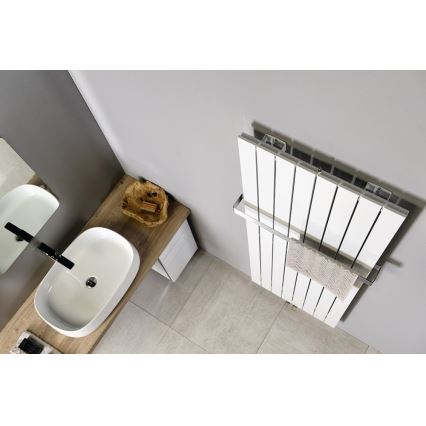Sapho - Radiatore per bagno COLONNA 180x45 cm bianco