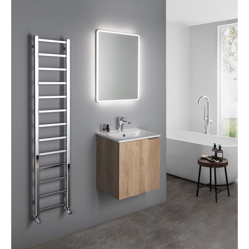 Sapho - Radiatore per bagno METRO LIGHT 150x30 cm cromo lucido