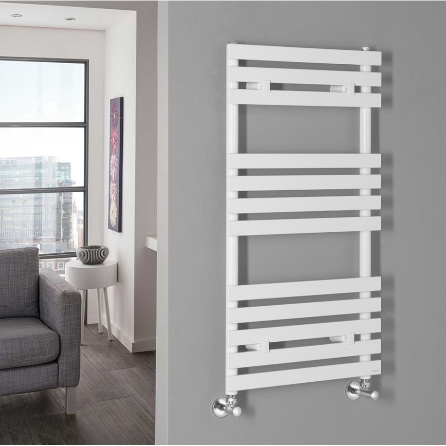 Sapho - Radiatore scaldasalviette JALOUSI 94x50 cm, bianco
