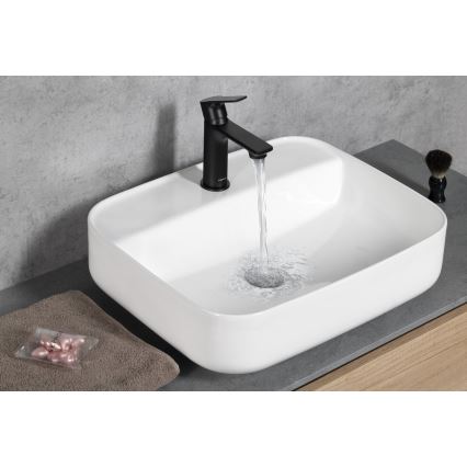 Sapho - Rubinetto del lavandino PAX 16,5 cm opaco nero