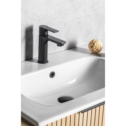 Sapho - Rubinetto del lavandino PAX 16,5 cm opaco nero