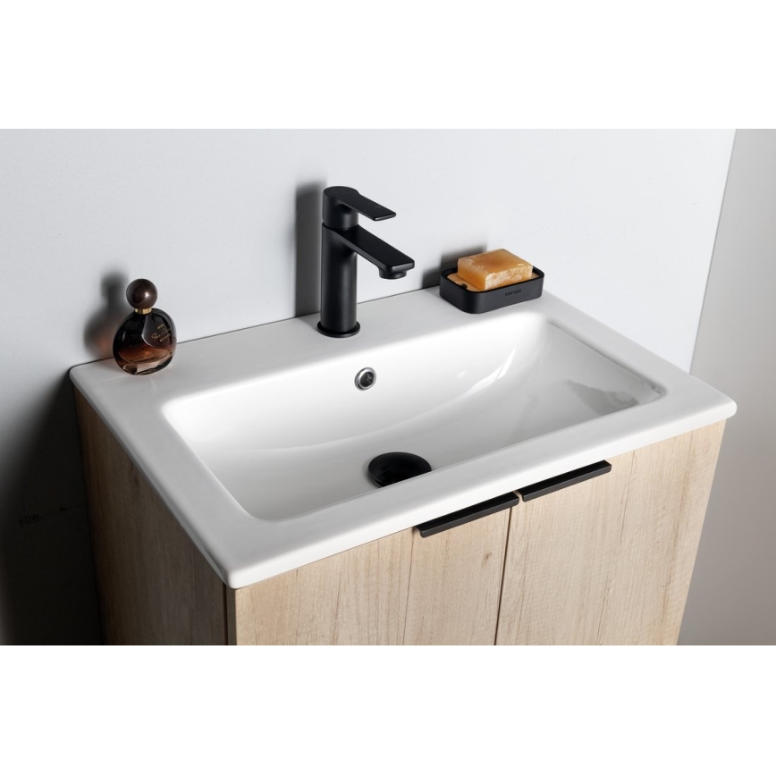 Sapho - Rubinetto del lavandino PAX 16,5 cm opaco nero