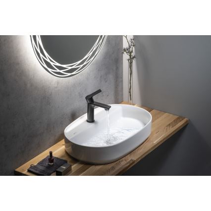 Sapho - Rubinetto del lavandino PAX 16,5 cm opaco nero