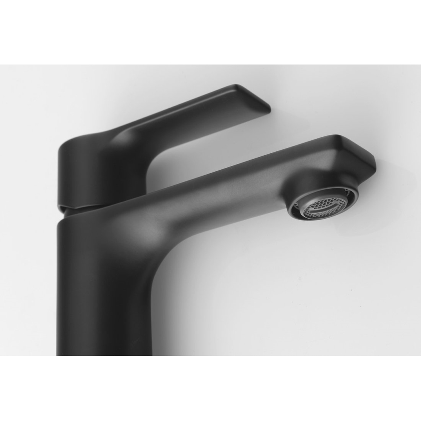 Sapho - Rubinetto del lavandino PAX 16,5 cm opaco nero
