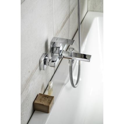 Sapho - Rubinetto vasca da bagno CUBEMIX cromo lucido