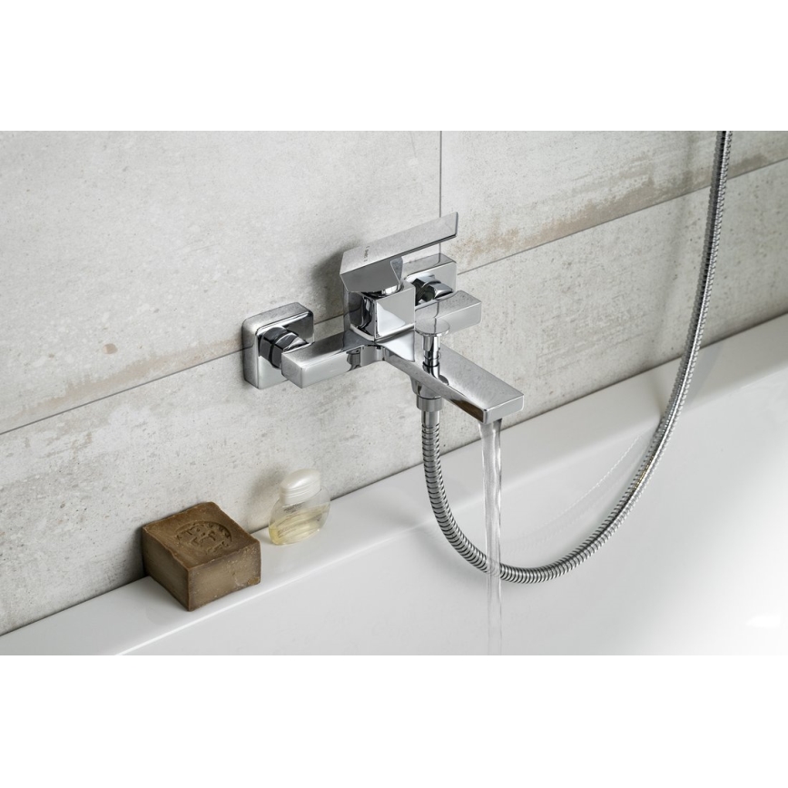 Sapho - Rubinetto vasca da bagno CUBEMIX cromo lucido
