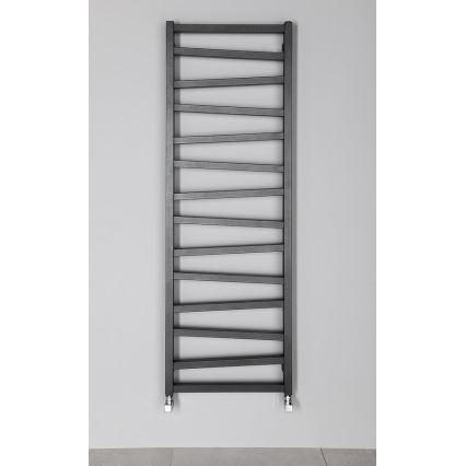 Sapho - Scaldasalviette da bagno ZIG 157x50 cm antracite
