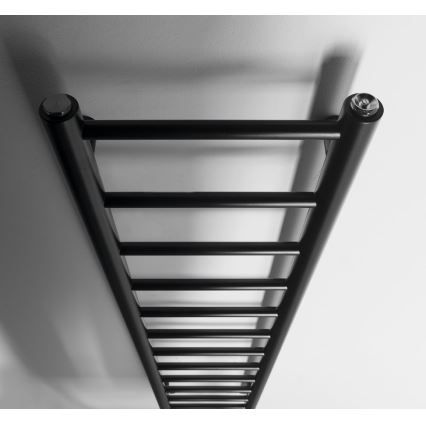 Sapho - Scaldasalviette DINA 138x30 cm nero opaco