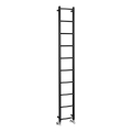 Sapho - Scaldasalviette DINA 168x25 cm nero opaco