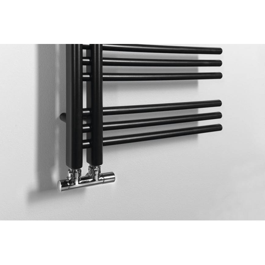 Sapho - Scaldasalviette DORLION 400W/230V 50x120 cm nero opaco