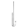 Sapho - Scaldasalviette elettrico con timer DUOPASSO 45W 170x12 cm cromo lucido