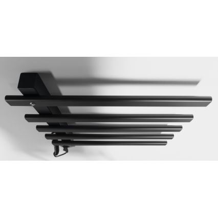 Sapho - Scaldasalviette elettrico ELCOR 63W/230V 48x52 cm nero opaco